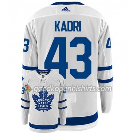 Toronto Maple Leafs NAZEM KADRI 43 Adidas Wit Authentic Shirt - Mannen